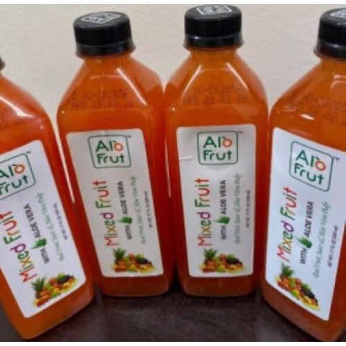 ALO FRUT MIXED JUICE WITH ALOE VERA PACK OF FOUR-16.9oz