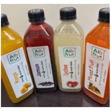 ALO FRUT JUICE WITH ALOE VERA (Mixed Flavors ) PACK OF FOUR-16.9oz