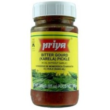 Priya Bitter Gourd Pickle Without Garlic-10.6oz