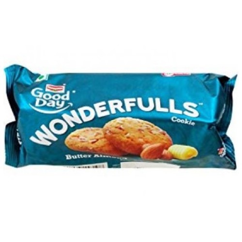 Britannia Good Day Wonderfuls Butter Almond Cookies-2.6oz