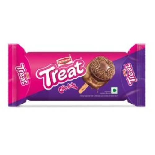 Britannia Treat Choco Flavored Sandwich Biscuits-2.3oz