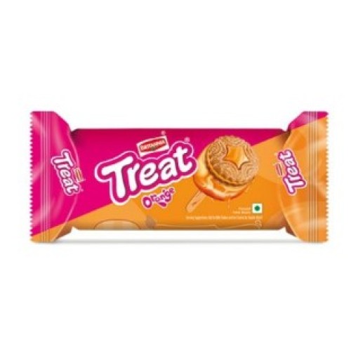 Britannia Treat Orange Flavored Sandwich Biscuits-2.3oz