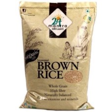 24 mantra Organic Sonamasuri Brown Rice-10lb