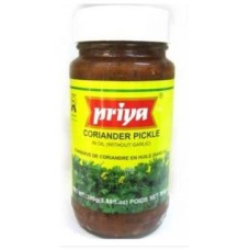 Priya Coriander Pickle Without Garlic-10.6oz