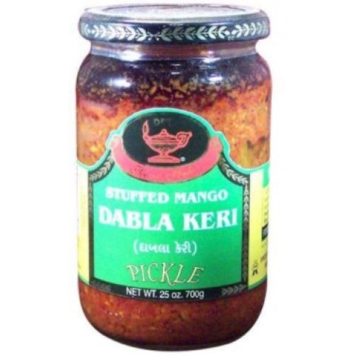 Deep Dabla Keri Stuffed Mango Pickle In Oil-10oz