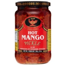 Deep Hot Mango Pickle In Oil-10oz