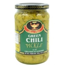 Deep Green Chilli Pickle-24.7Oz
