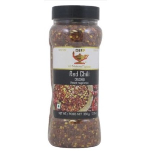 Deep Red Chilli Crushed (Bottle)-12.3oz