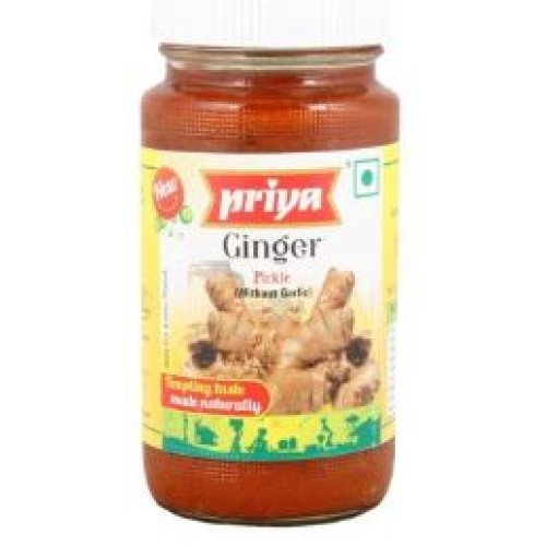 Priya Ginger Pickle Without Garlic-10.6oz