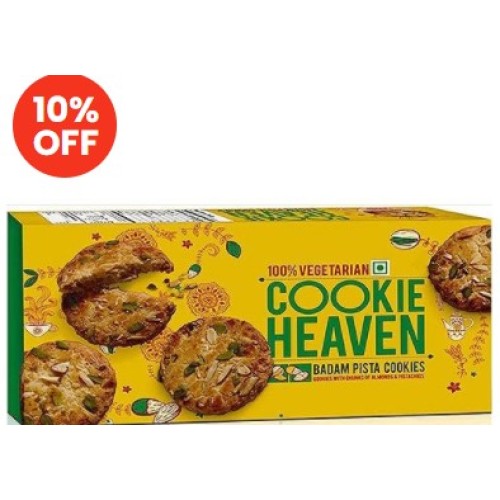 Haldiram's Cookie Heaven - Badam Pista Cookies-5.3oz