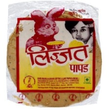 Lijjat Plain Udad Papad-7oz