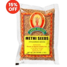 Laxmi Methi Seeds (Fenugreek)-7oz