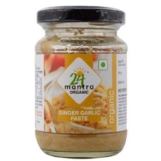 24 mantra Organic Ginger Garlic Paste-10oz