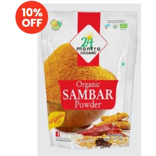 24 mantra Organic Sambar Powder-3.5oz