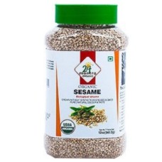 24 mantra Organic Sesame Seeds (Bottle)-12oz