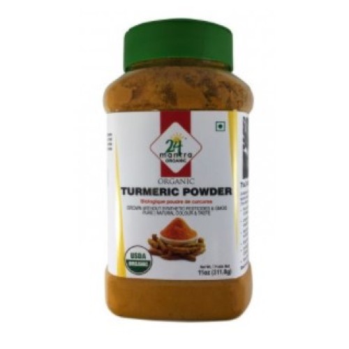 24 mantra Organic Turmeric Powder (Bottle)-11Oz