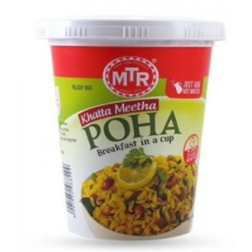 MTR Khatta Meetha Poha Breakfast in a Cup-2.8oz