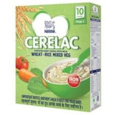 Cerelac Wheat Rice Mixed Veg Stage 3-10.6oz