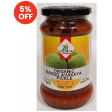Mango Avakaya Pickle Without Garlic-10.6oz