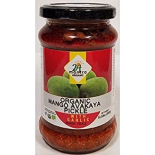 Mango Avakaya Pickle With Garlic-10.6oz