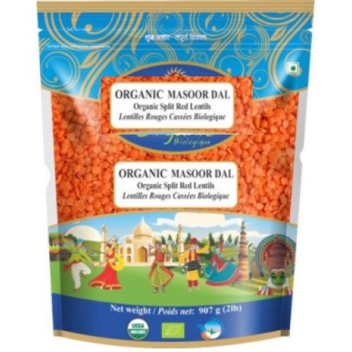 Organic Masoor Dal-2lb