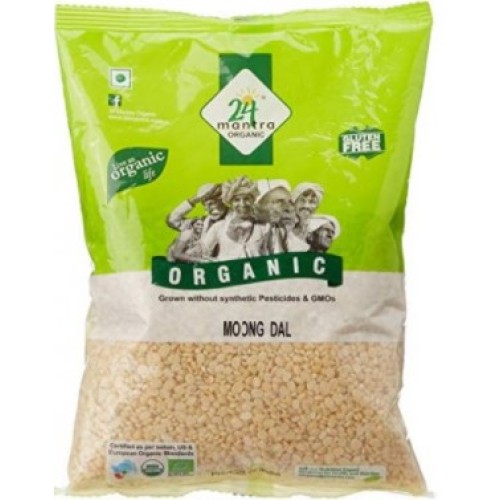 24 mantra Organic Moong Dal Split Without Skin -2lb