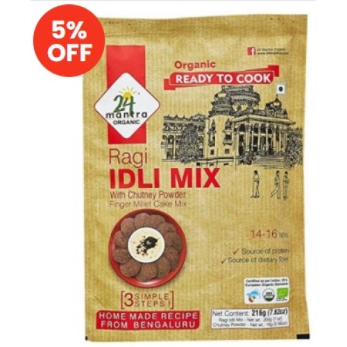 24 mantra Organic Ragi Idli Mix-7oz