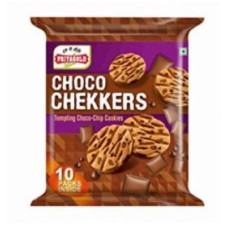 Priyagold Choco Chekkers Choco Chips Cookies-14oz