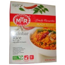 MTR Sambar Rice - Rice with Vegetables & Lentils-10.6oz