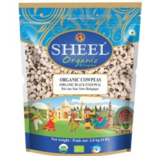 Sheel Organic Cow Peas -4lb