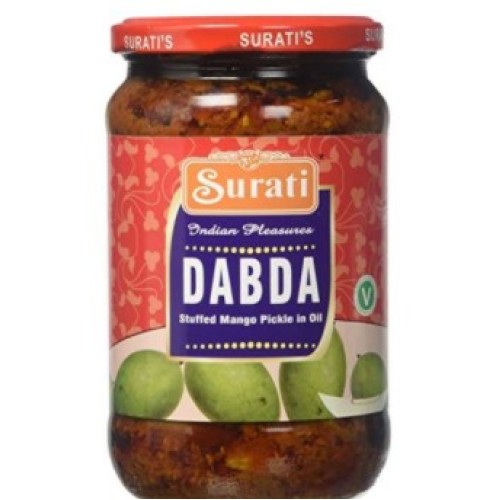 Surati Dabda Stuffed Mango Pickle In Oil-1.5lb