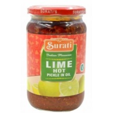 Surati Lime Hot Pickle In Oil-1.5lb