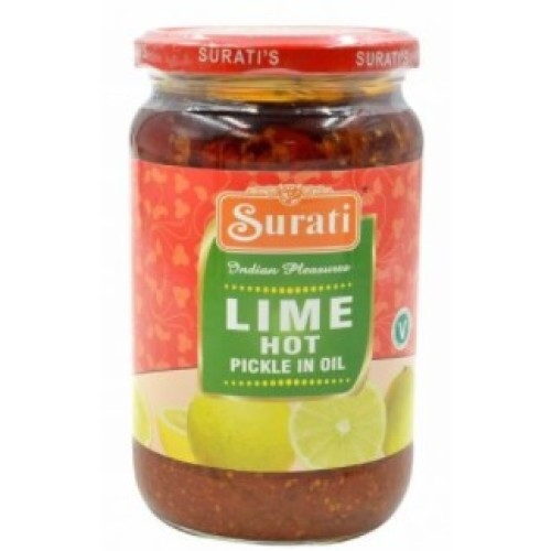 Surati Lime Hot Pickle In Oil-1.5lb