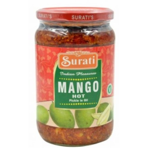 Surati Mango Hot Pickle In Oil-1.5lb