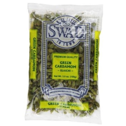 Swad Cardamom Indian Grocery Spice, Pods Green-3.5oz
