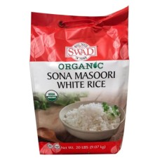 Swad Organic Sona Masoori Rice -10lb