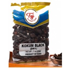 TAJ Premium Indian Black Kokum Dry (Wild Mangosteen)-7oz