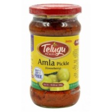Telugu Amla Pickle Without Garlic-10.6oz
