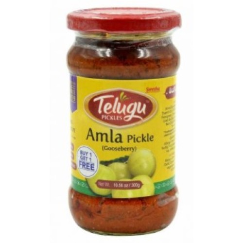 Telugu Amla Pickle With Garlic-10.6oz