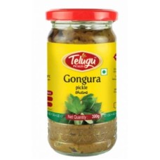 Telugu Gongura Pickle Without Garlic-10.6oz