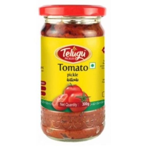 Telugu Tomato Pickle Without Garlic-10.6oz