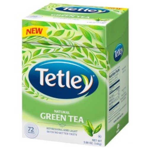 Tetley Green Tea 72 Tea Bags-5.08oz