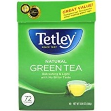 Tetley Natural Green Tea 72 Tea Bags-5.1oz